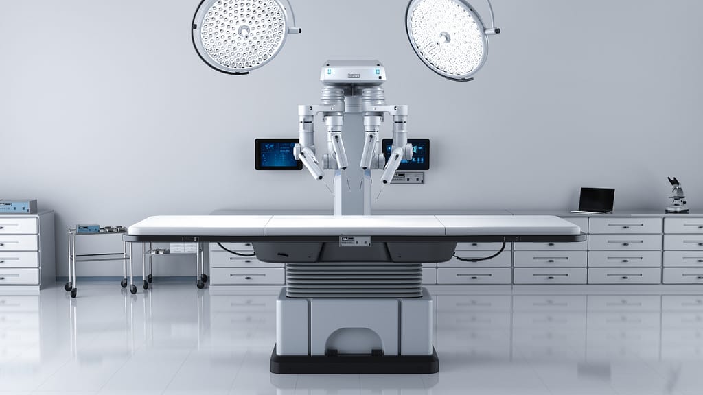 7 Advanced robotic surgery system in a JCI-accredited medical tourism in Vietnam hospital operating room
